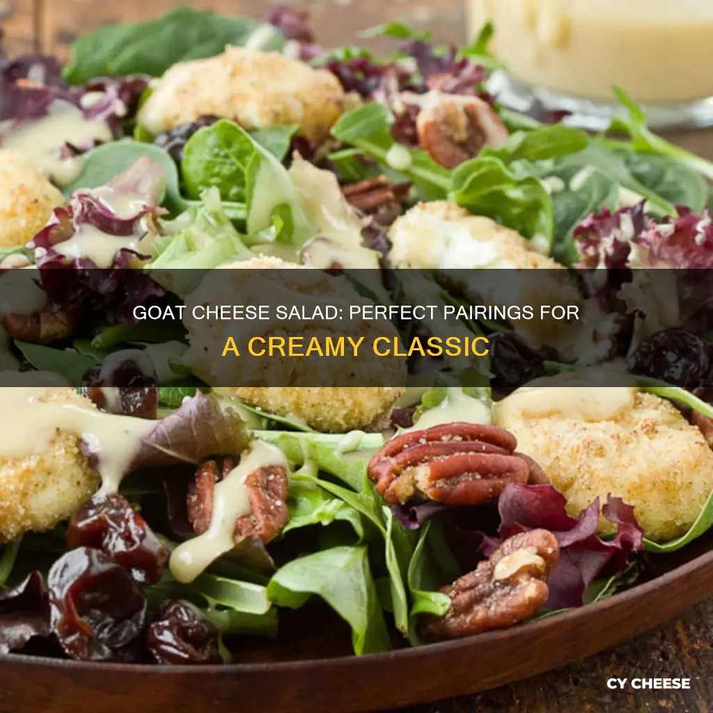 what salad dressing to pair with goat cheese