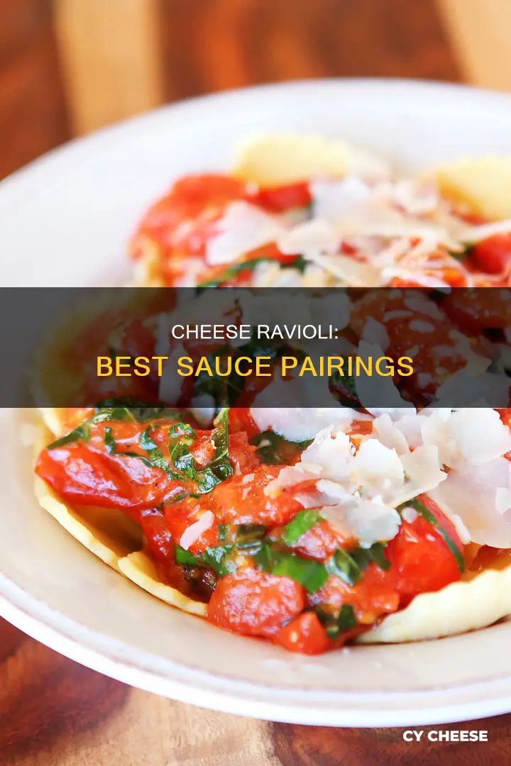 what sauce do i put cheese ravioli on