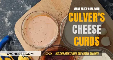 Cheese Curds' Perfect Sauce Partners at Culver's