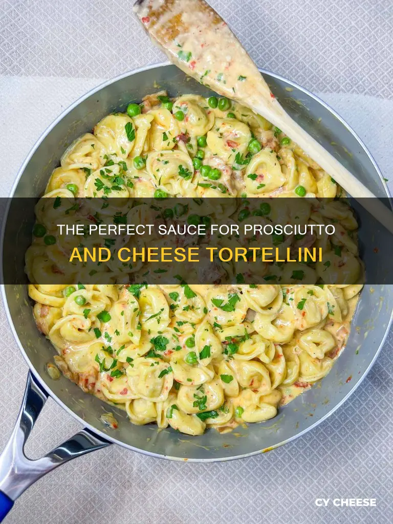 what sauce goes with prosciutto and cheese tortellini