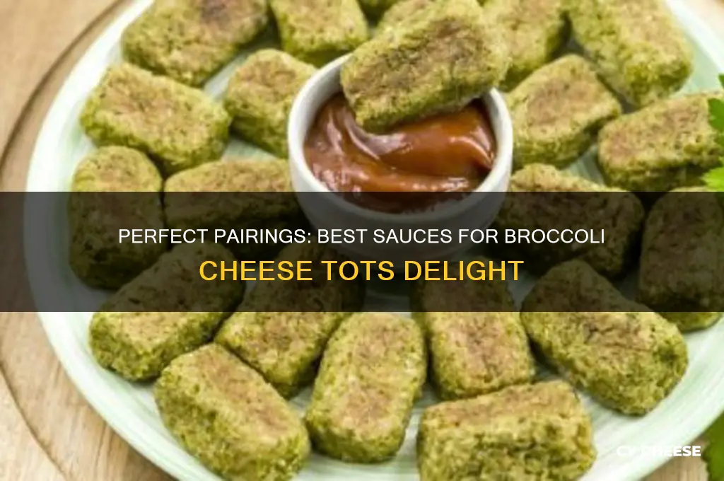 what sauce is good for tje broccoli cheese totts