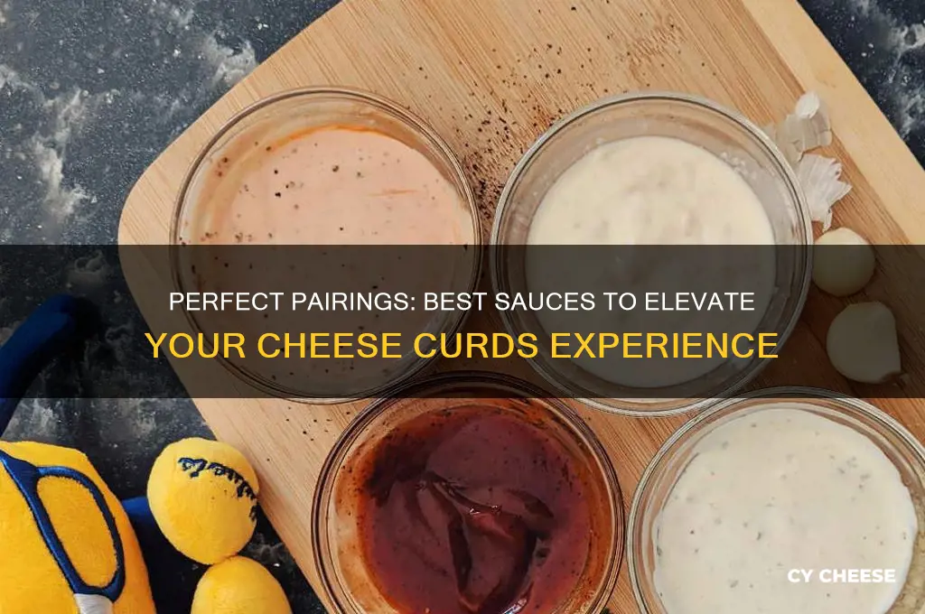 what sauce is good with cheese curds