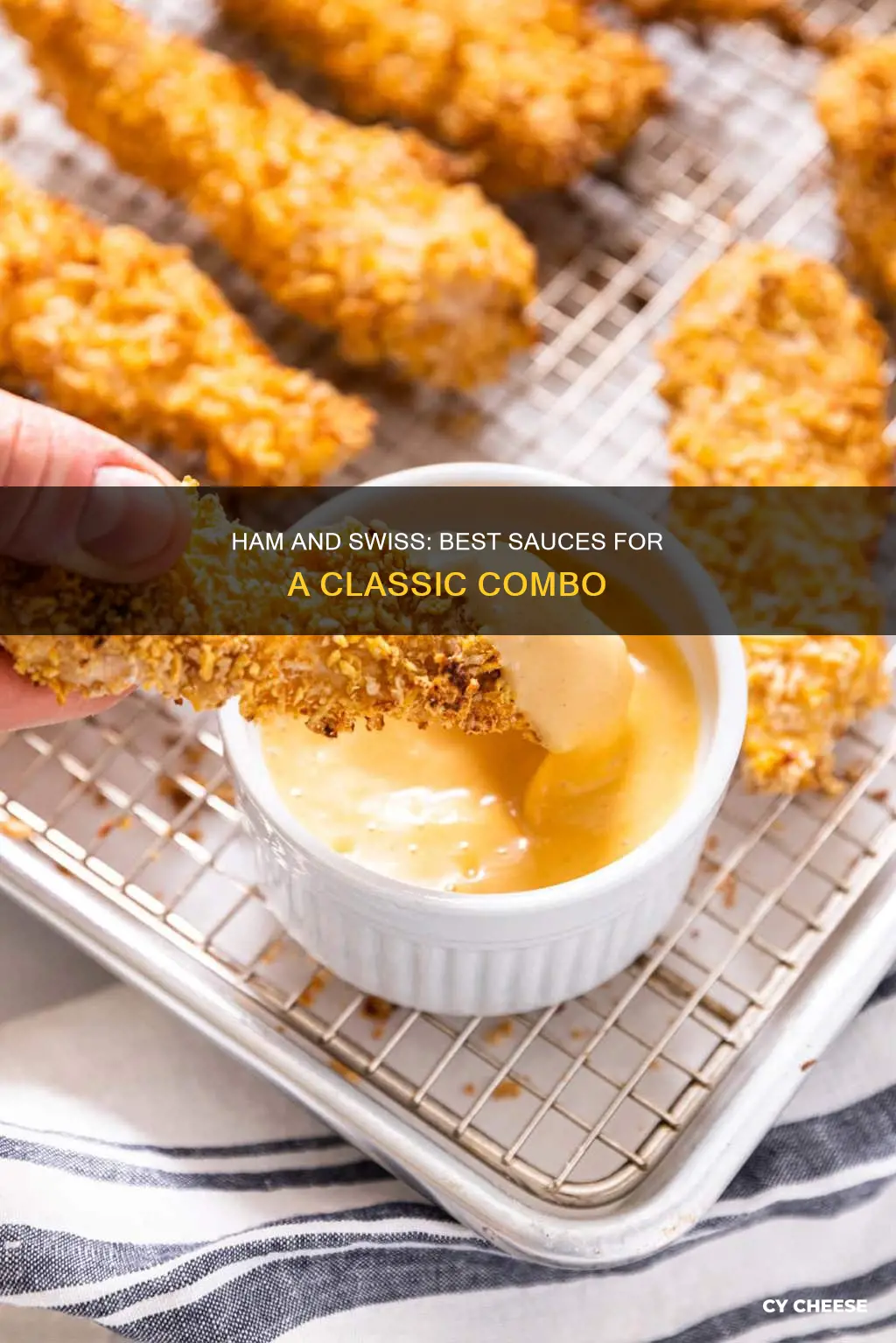 what sauce to put on ham and swiss cheese