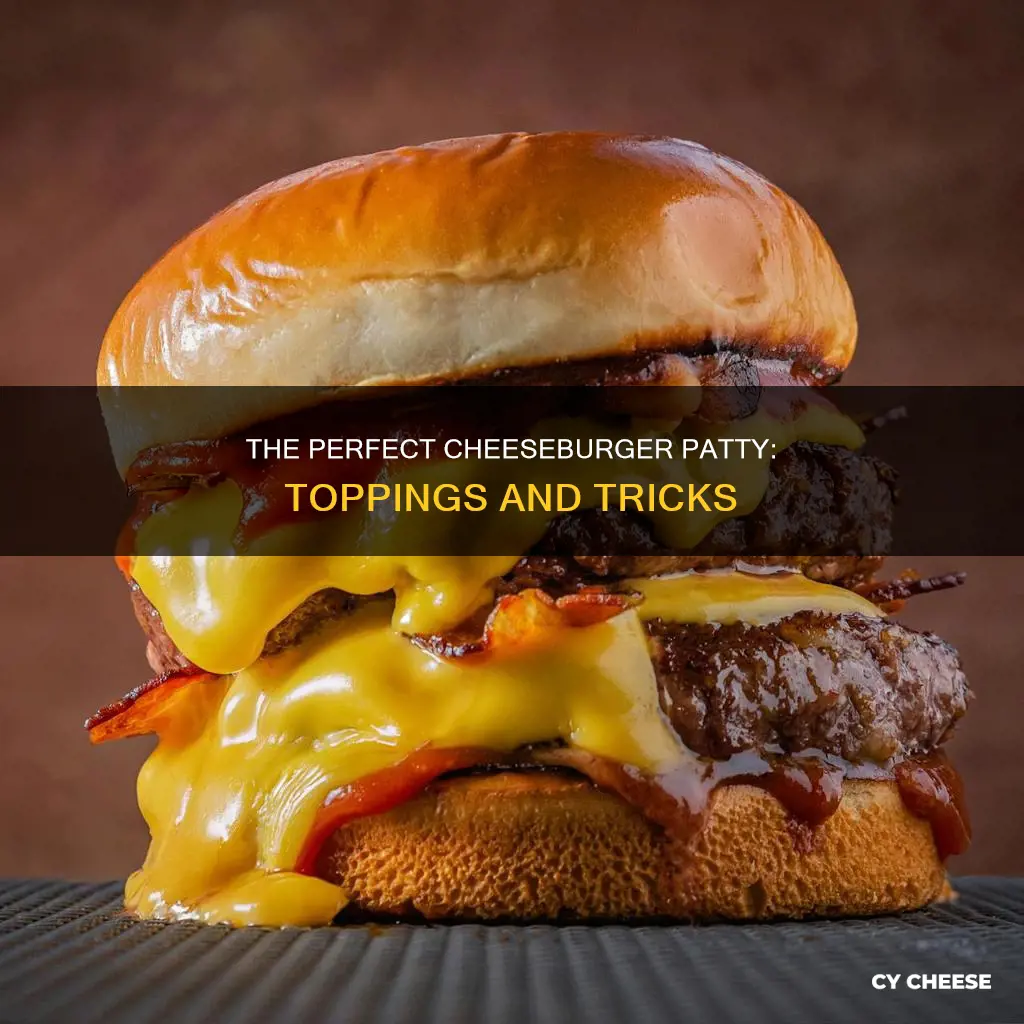 what should i put on a cheese burger patty