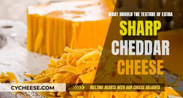 The Perfect Texture of Extra Sharp Cheddar Cheese