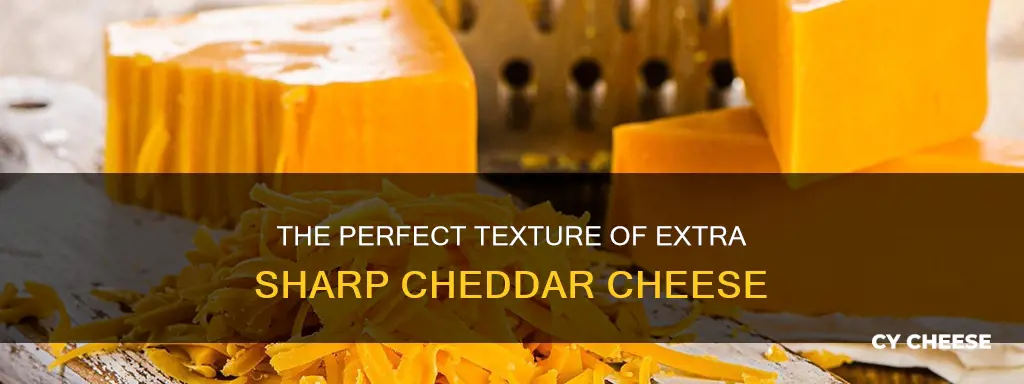 what should the texture of extra sharp cheddar cheese