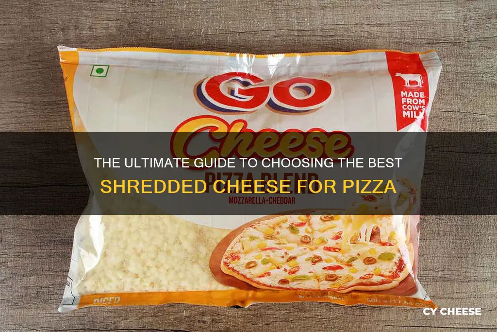 what shredded cheese for pizza