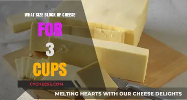 Cheese Block Size for 3 Cups: How Much?