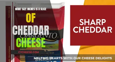 Cheddar Cheese Slices: Standard Sizes and Variations