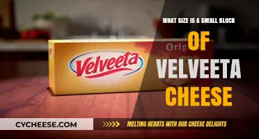 Small Block of Velveeta Cheese: Size Guide and Uses