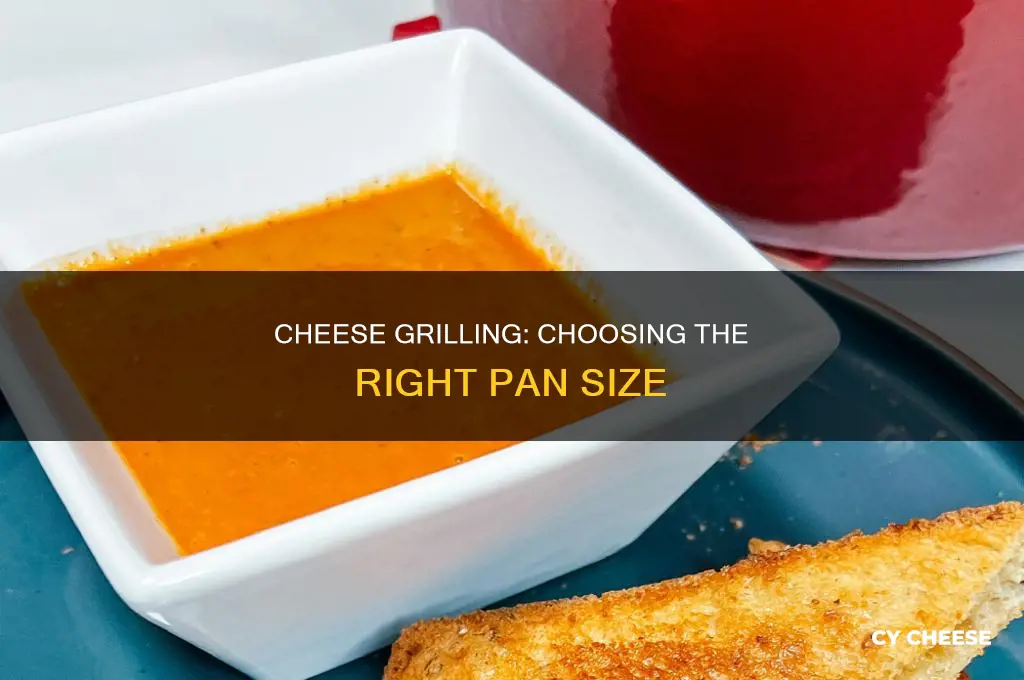 what size pan should you use for cheese