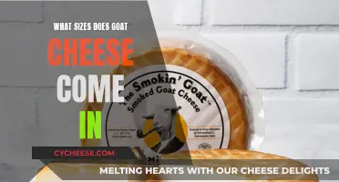 Goat Cheese Sizes: From Small to Large
