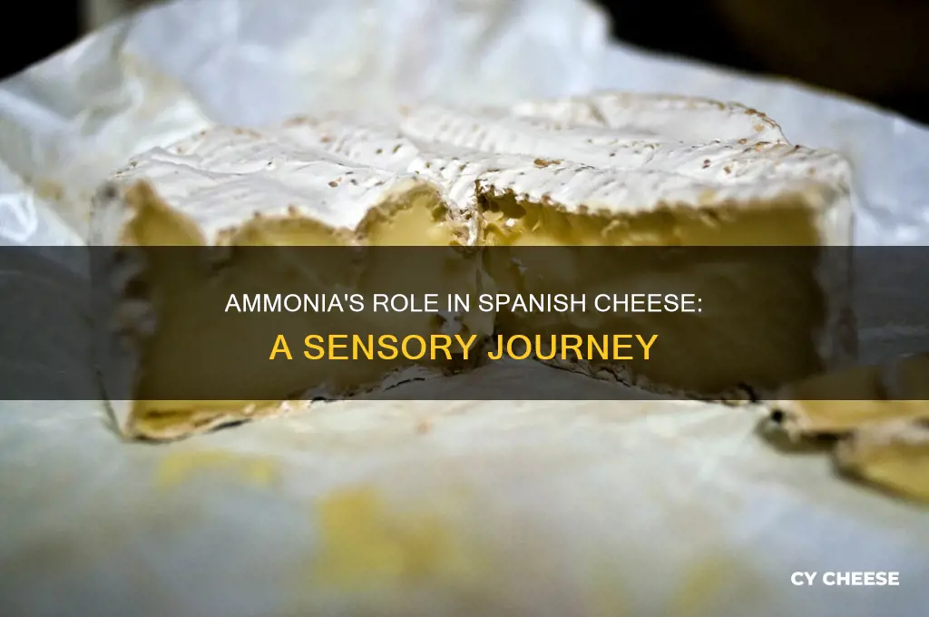 what spanish cheese smells like ammonia