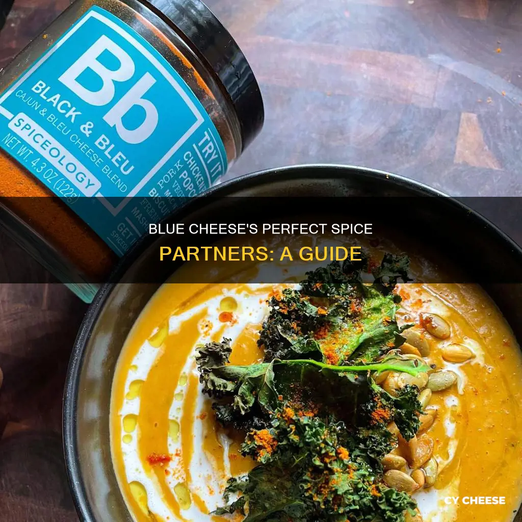 what spices go with blue cheese