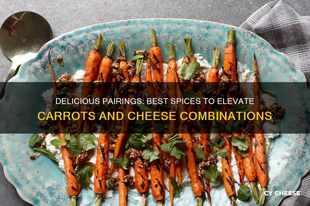 what spieces go good with carrots and cheese