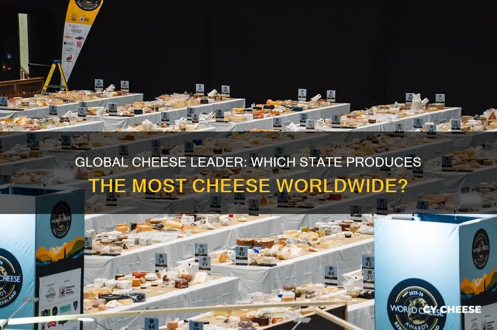 what state produce the most cheese in the world