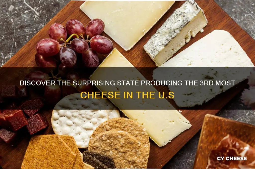 what state produces the 3rd most amount of cheese
