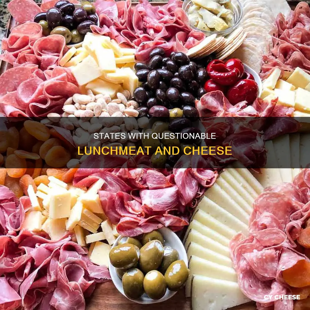 what states has bad lunchmeat &cheese