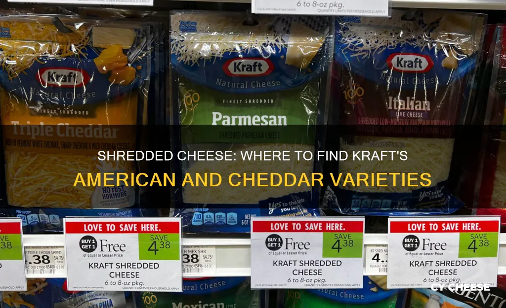what stores carry kraft american and cheddar shredded cheese