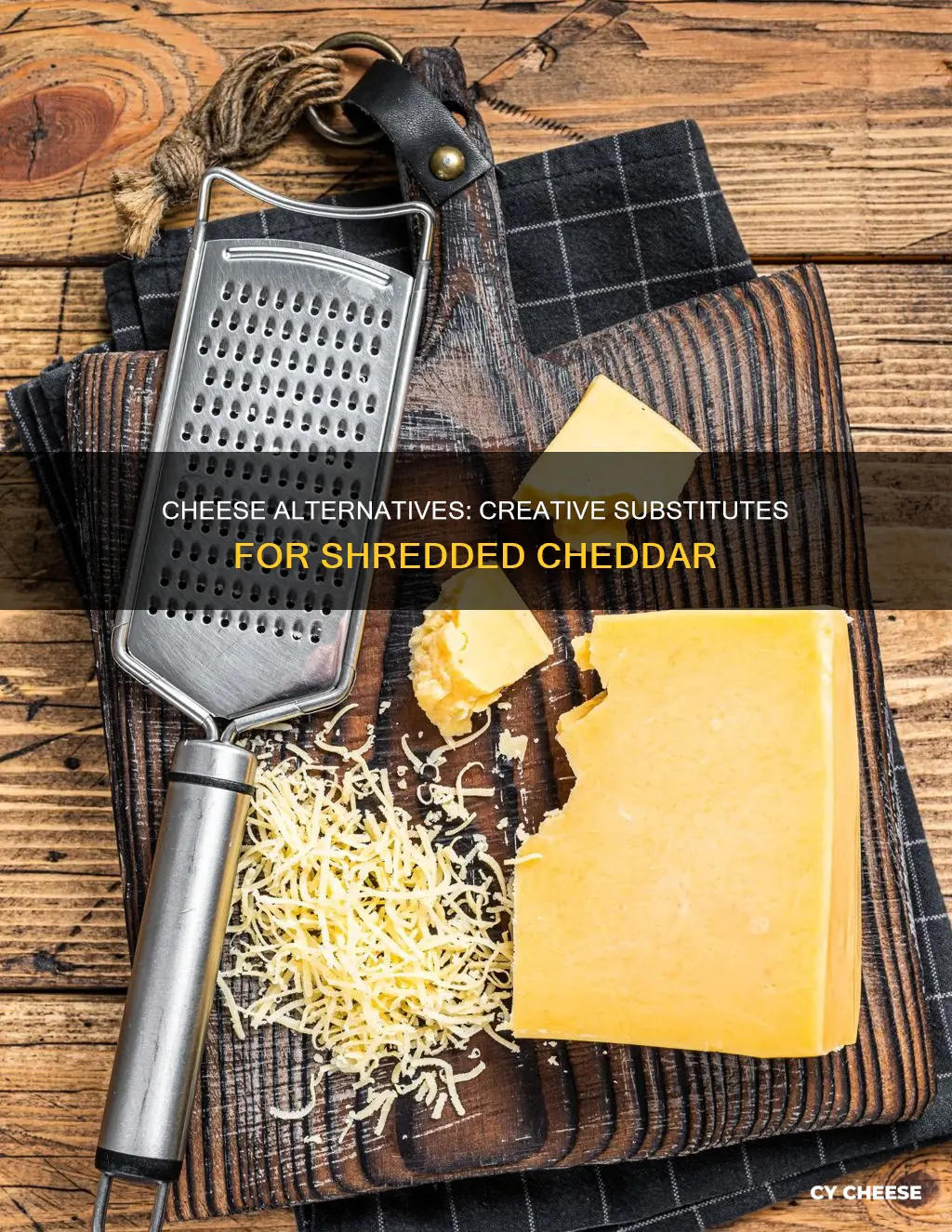 what substitutes 1 cup shredded cheddar cheese