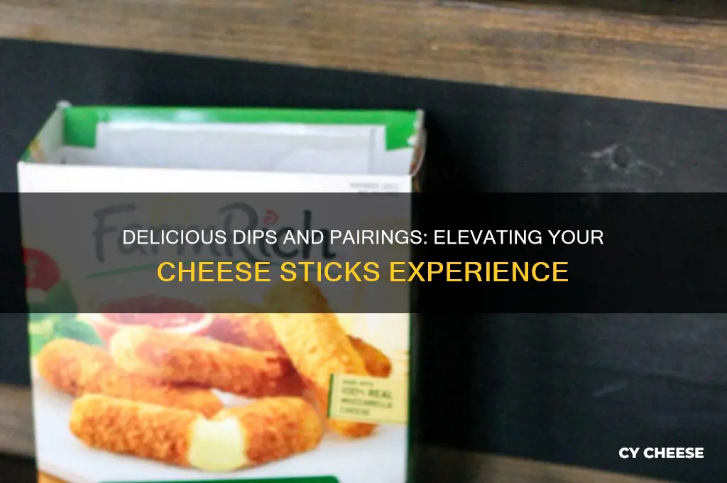 what tastes good with cheese sticks