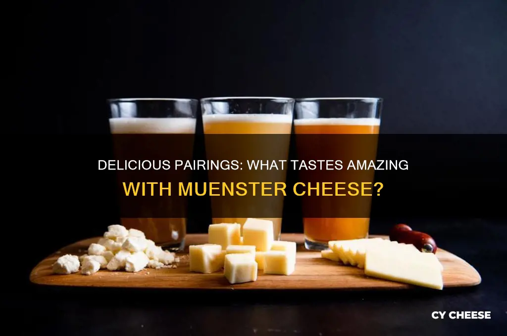 what tastes good with muenster cheese