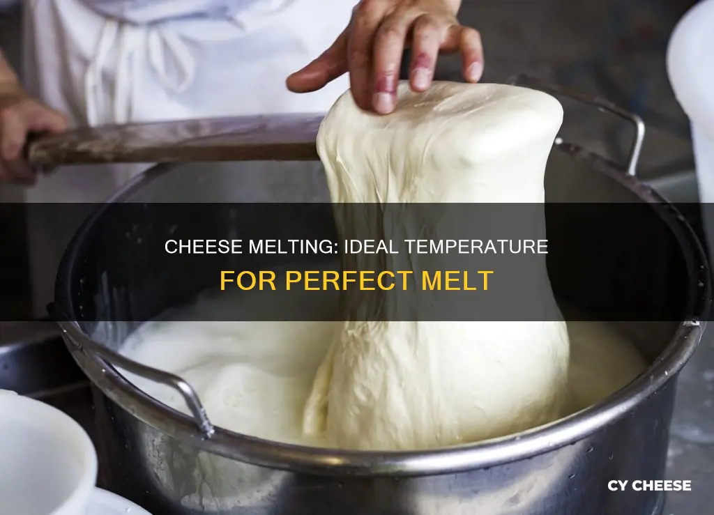 what temp cheese melt