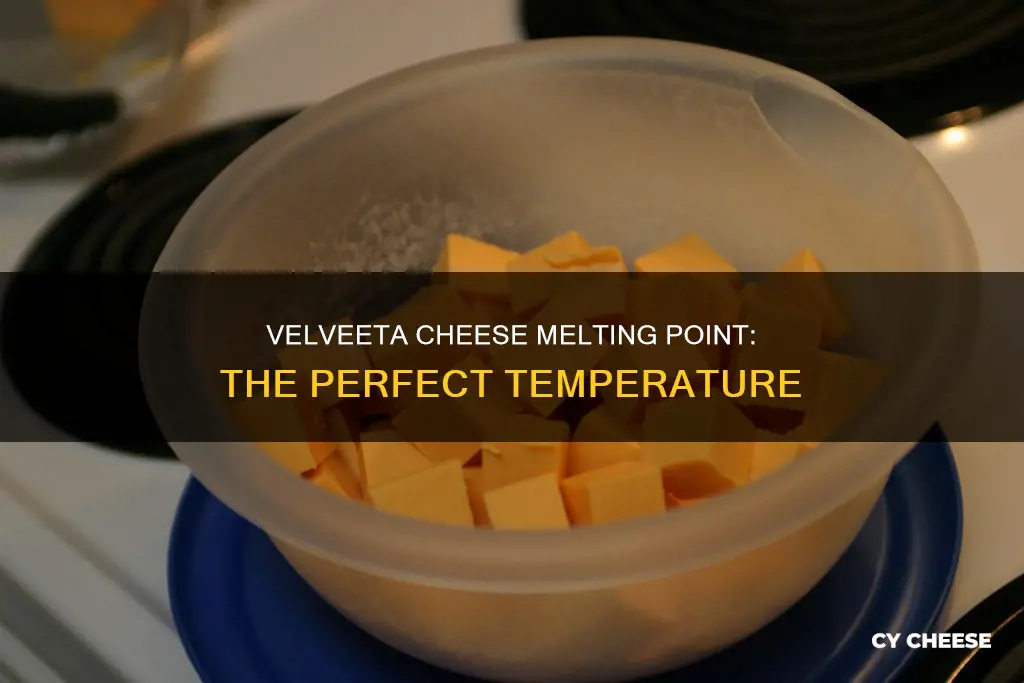 what temp does velveeta cheese melt