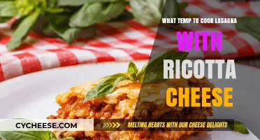 Lasagna with Ricotta: Best Baking Temperature for Creamy Deliciousness