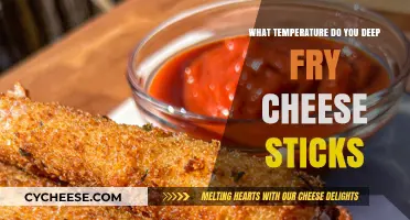 Perfectly Crispy Cheese Sticks: Ideal Deep-Frying Temperature Guide