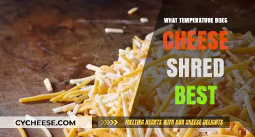 The Ideal Temperature for Shredding Cheese