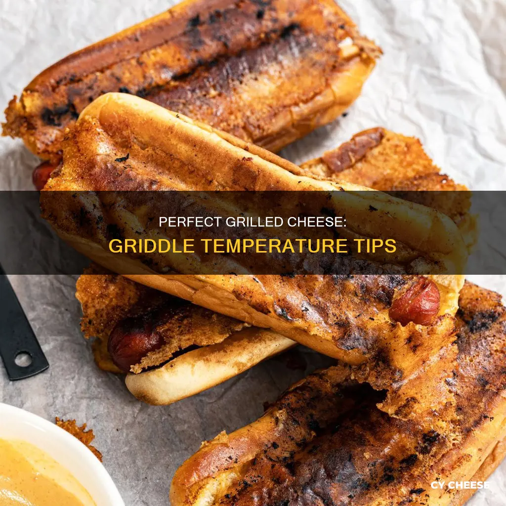 what temperature grilled cheese on griddle epicurious