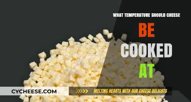 The Perfect Temperature for Melting Cheese