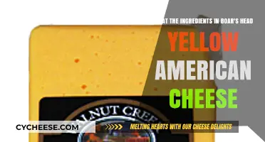 Boar's Head Yellow American Cheese: Unveiling Its Key Ingredients