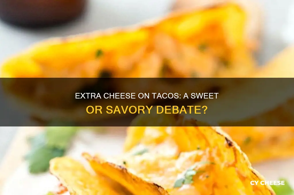 what the matter honey little extra cheese on the taco