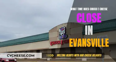 Chuck E Cheese Closing Time in Evansville