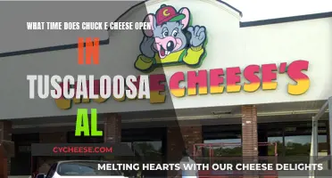 Chuck E. Cheese Tuscaloosa Opening Hours