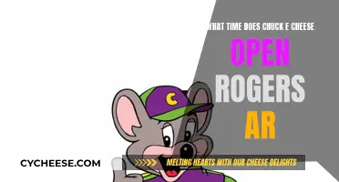 Chuck E. Cheese Opening Hours: Rogers, AR