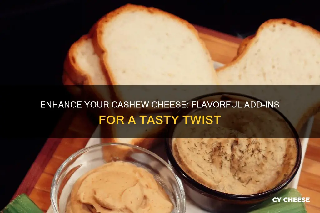 what to add to cashew cheese to add flavor