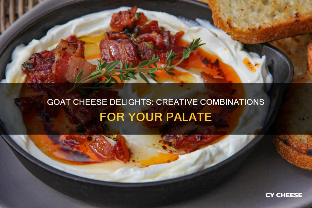 what to add to goat cheese