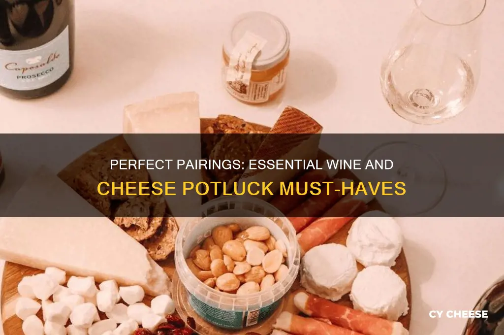 what to bring to a wine and cheese potluck
