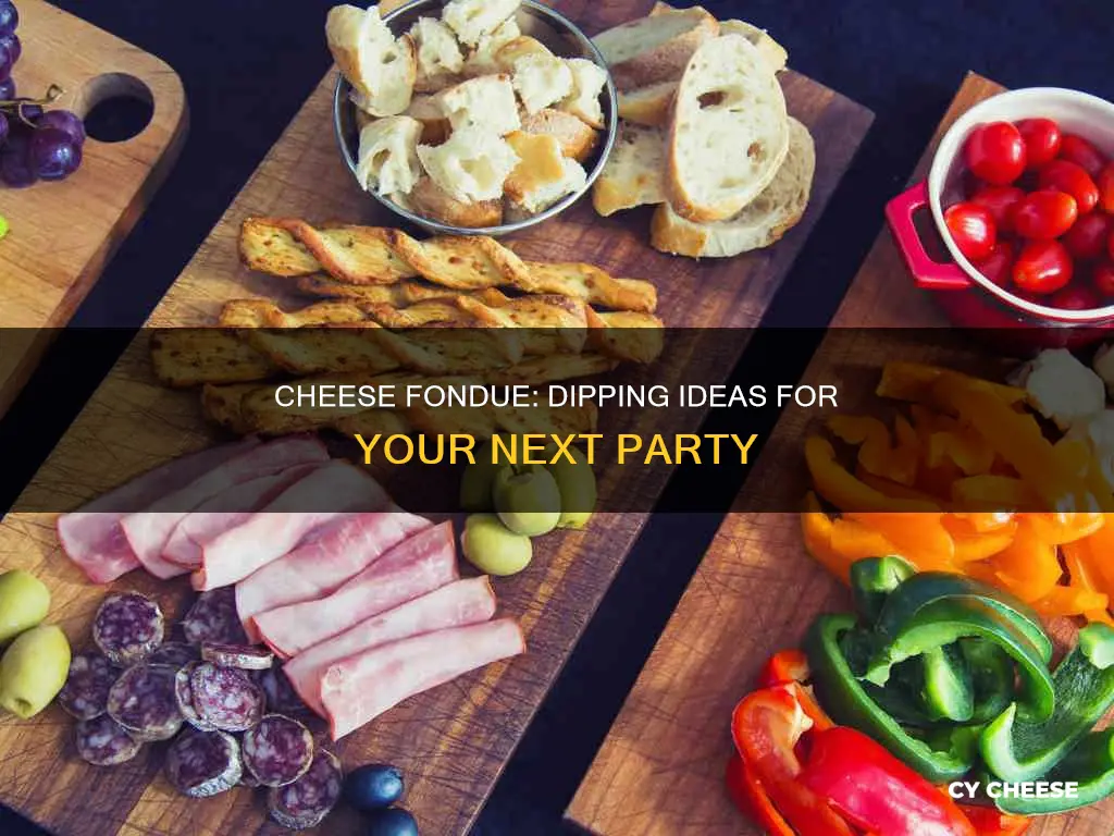 what to dip in melted cheese