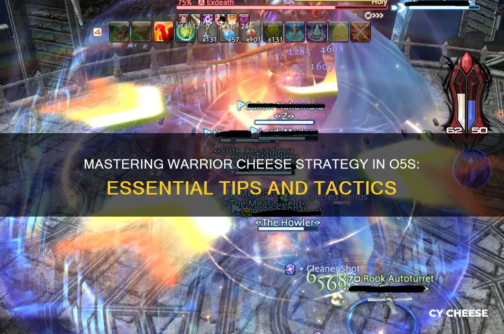 what to do for the warrior cheese strategy o5s