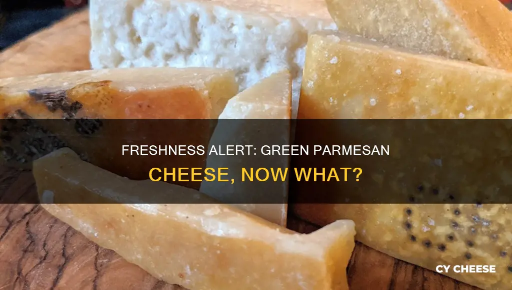 what to do if your parmesan cheese starts turning green