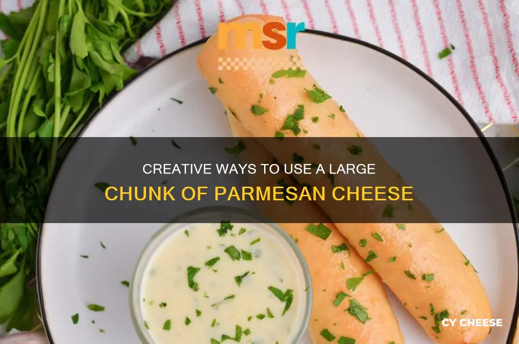 what to do with a chunk of parmeasan cheese