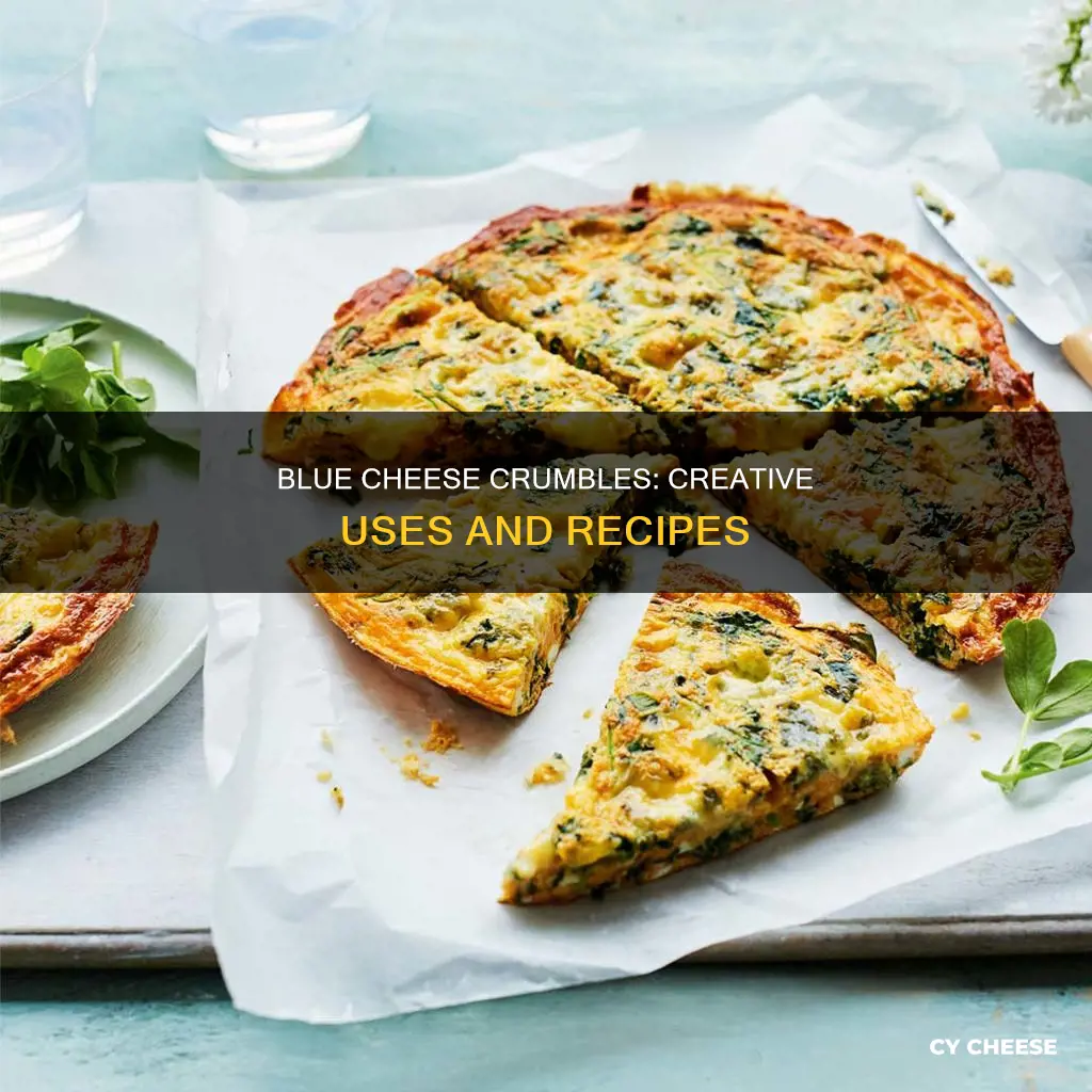 what to do with a container of blue cheese crumbles