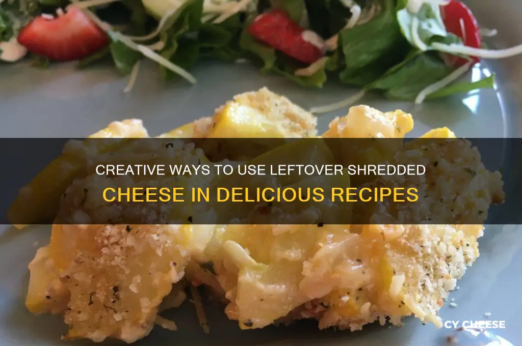 what to do with a lot of shredded cheese