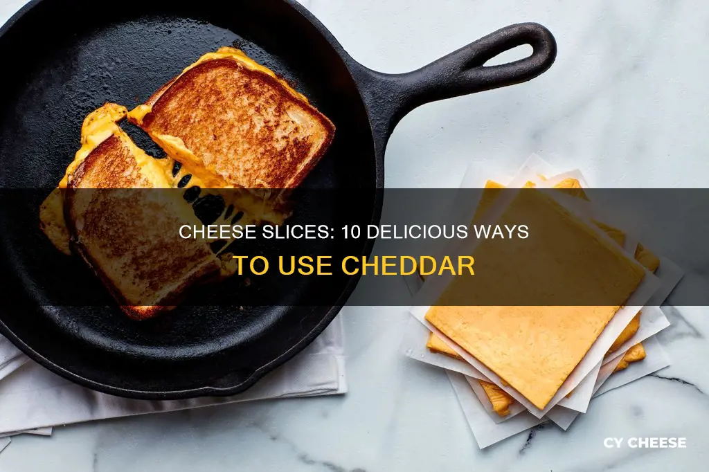 what to do with cheddar cheese slices