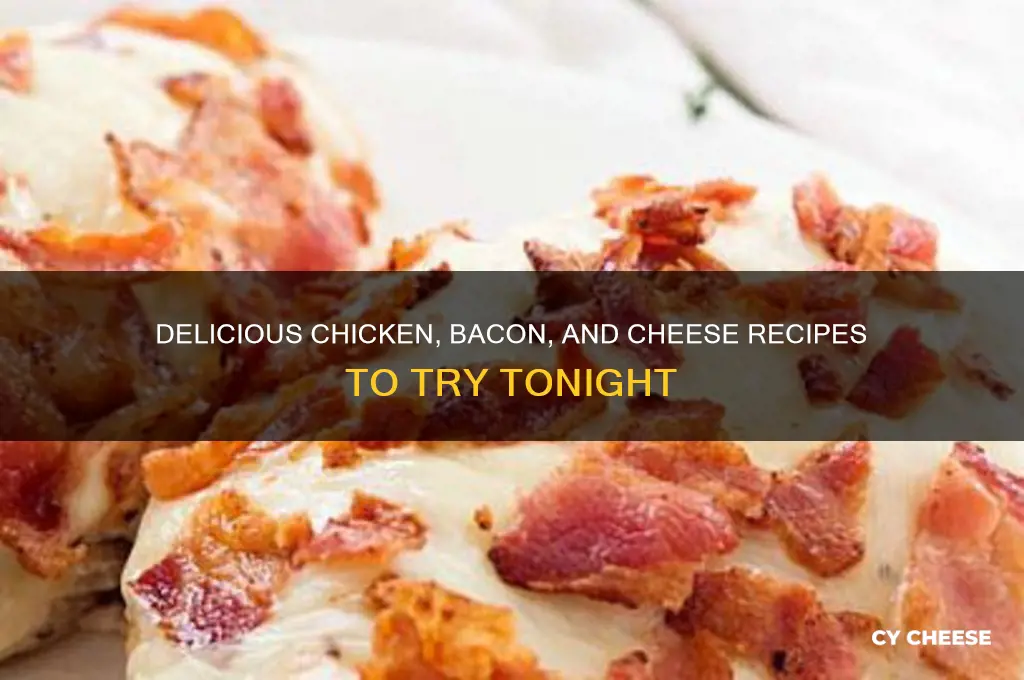 what to do with chicken bacon and cheese