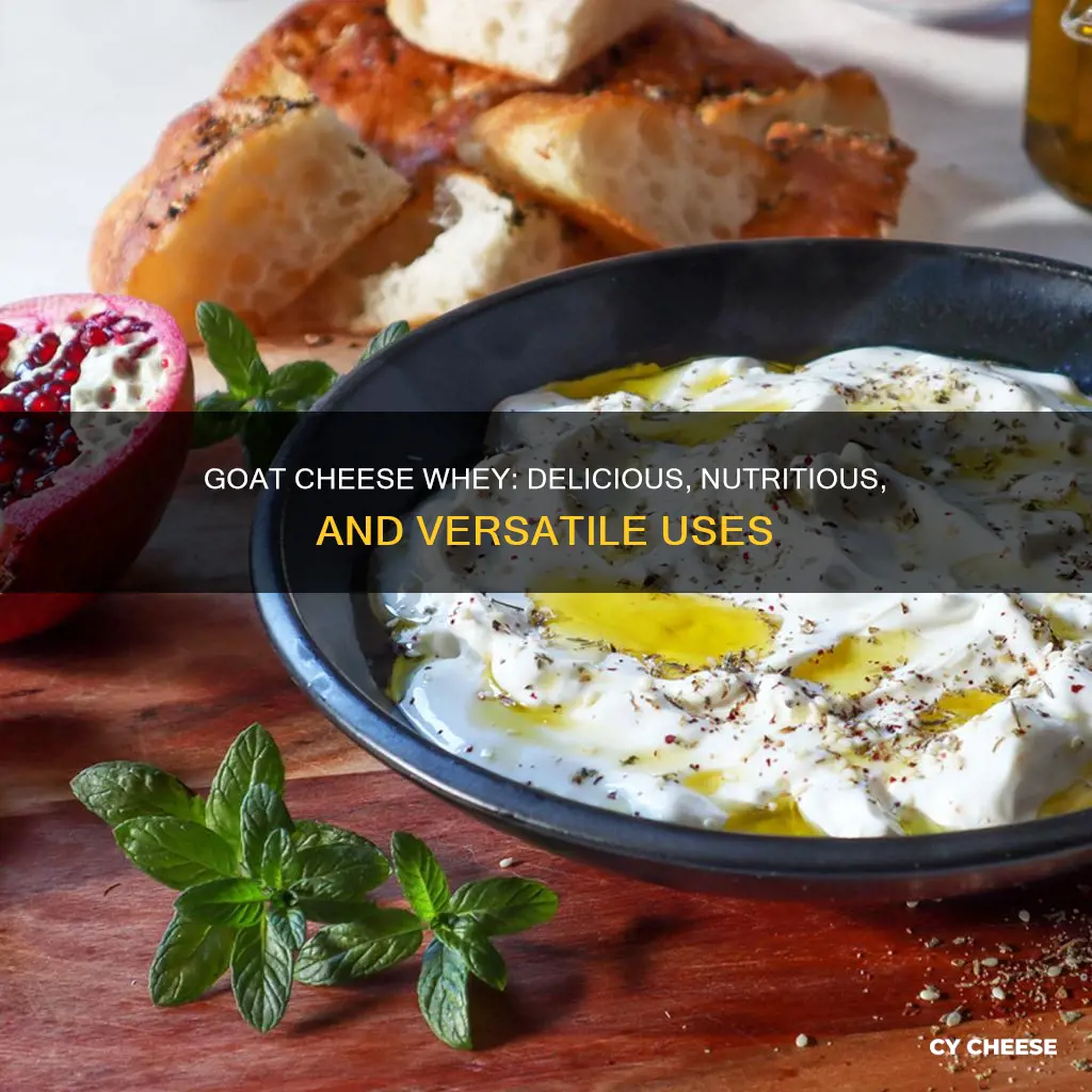 what to do with goat cheese whey